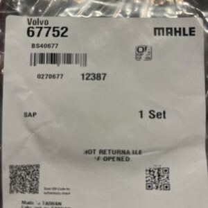 Mahle Engine Crankshaft Seal for Volvo 67752 (BS40677)