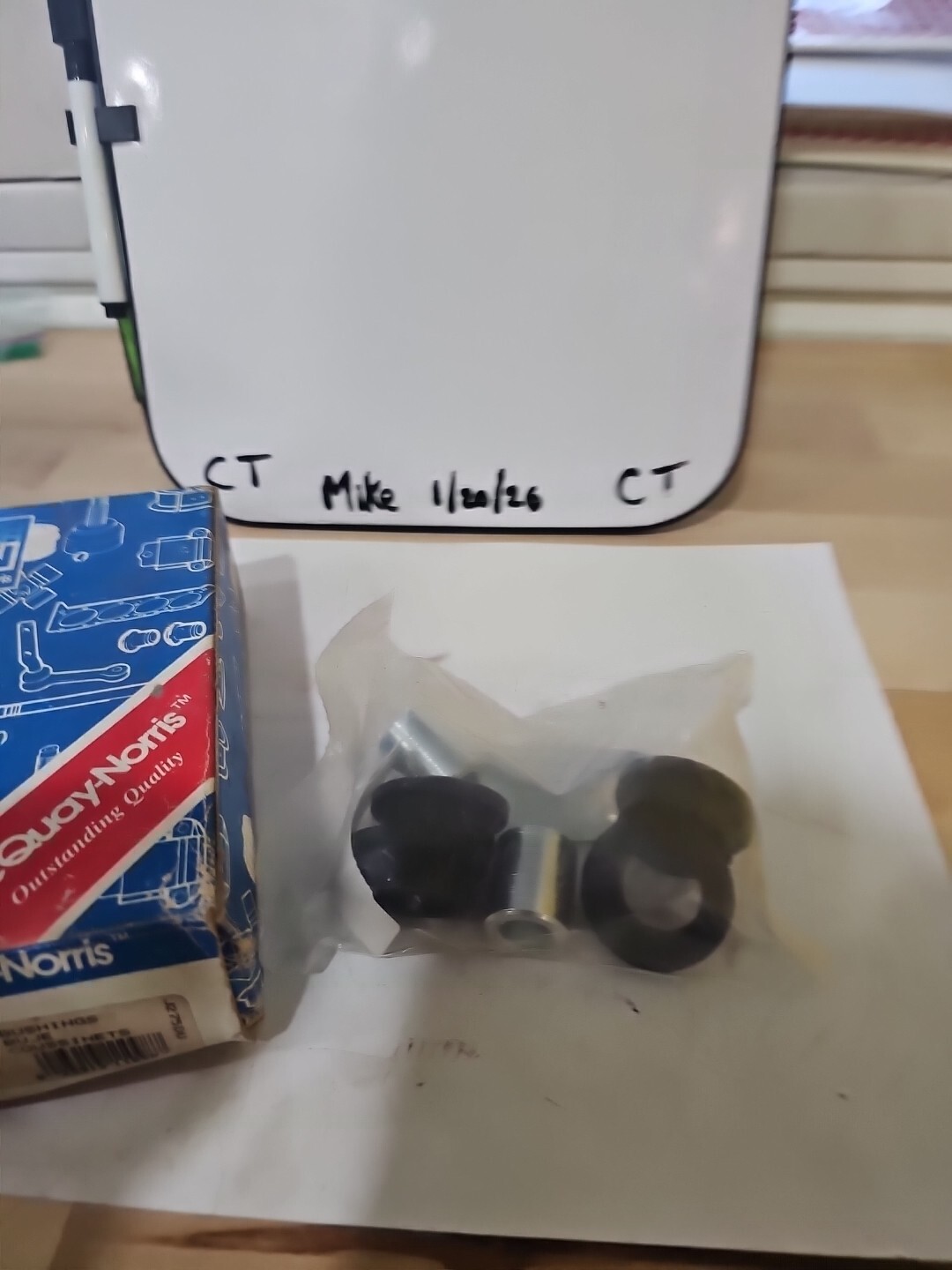 McQuay-Norris EV119 Tie Rod End Bushing Front Inner - Image 3