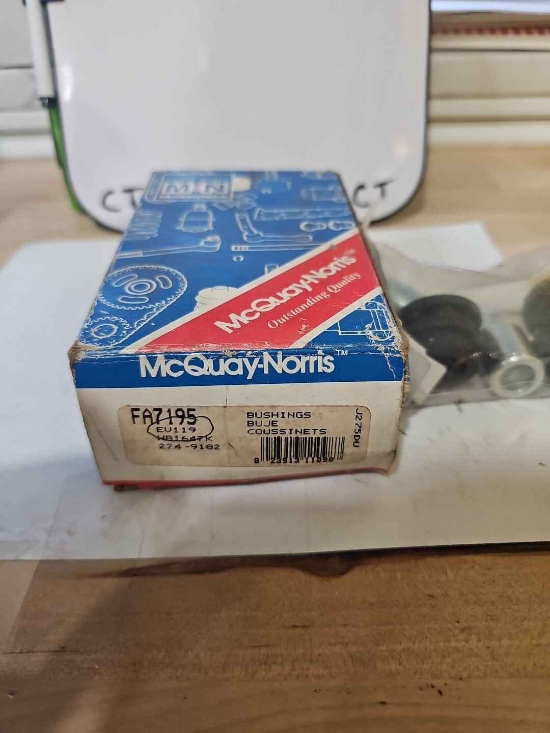 McQuay-Norris EV119 Tie Rod End Bushing Front Inner - Image 4