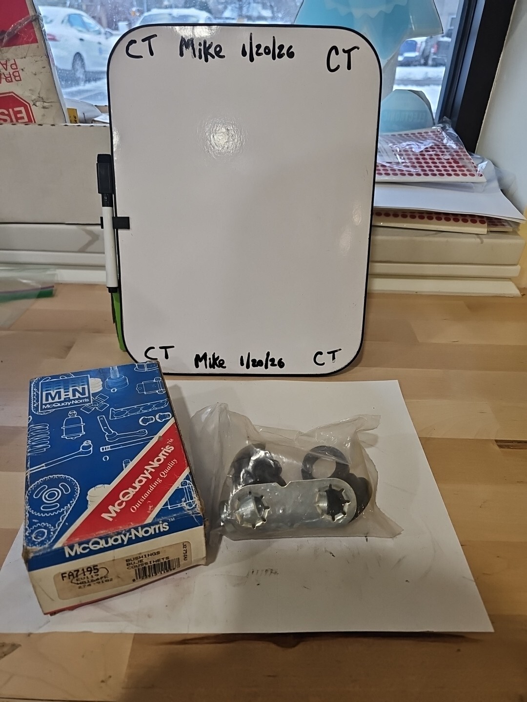 McQuay-Norris EV119 Tie Rod End Bushing Front Inner