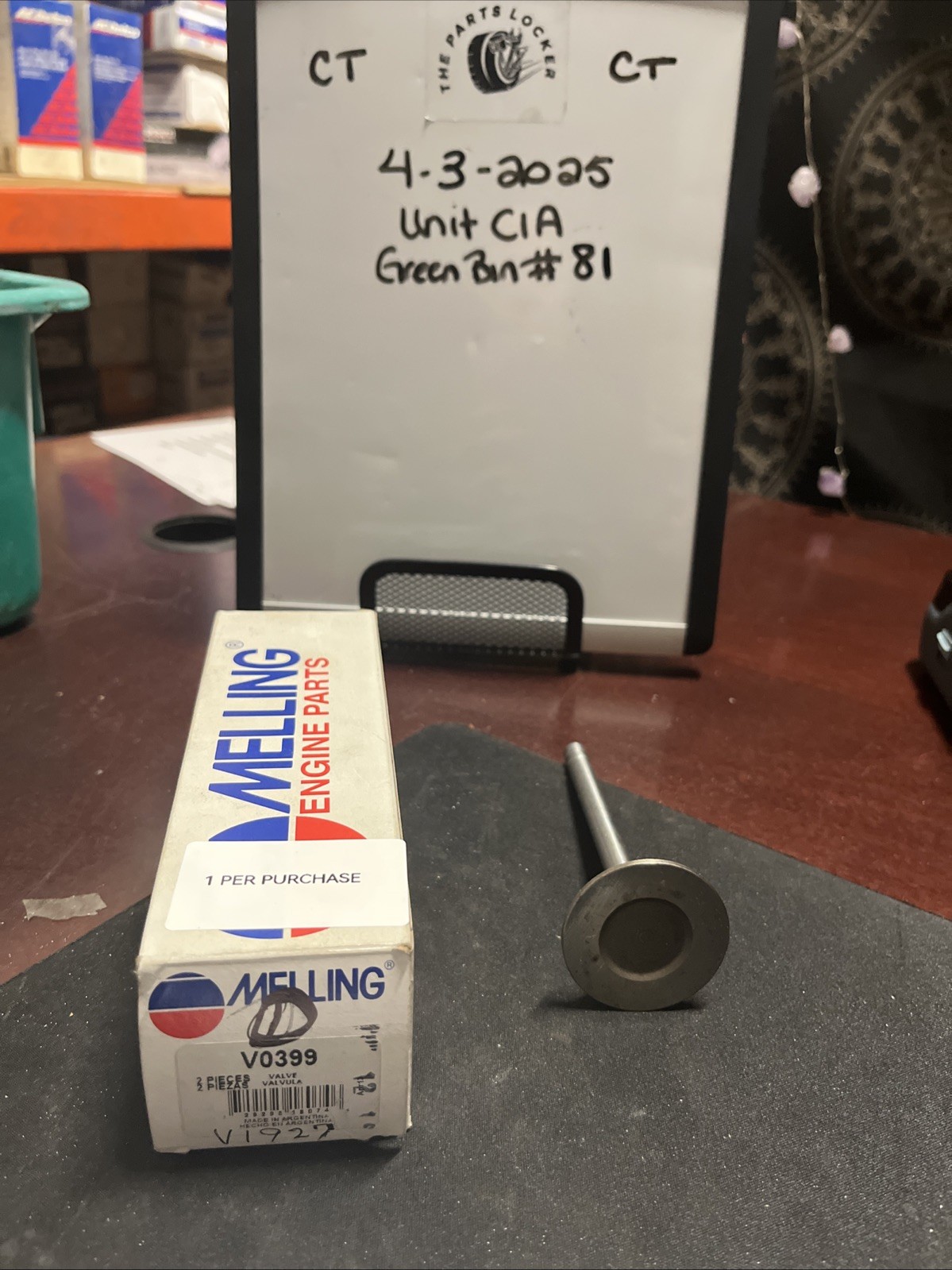 Melling V0399 Intake Valve/Sealed Power V1927