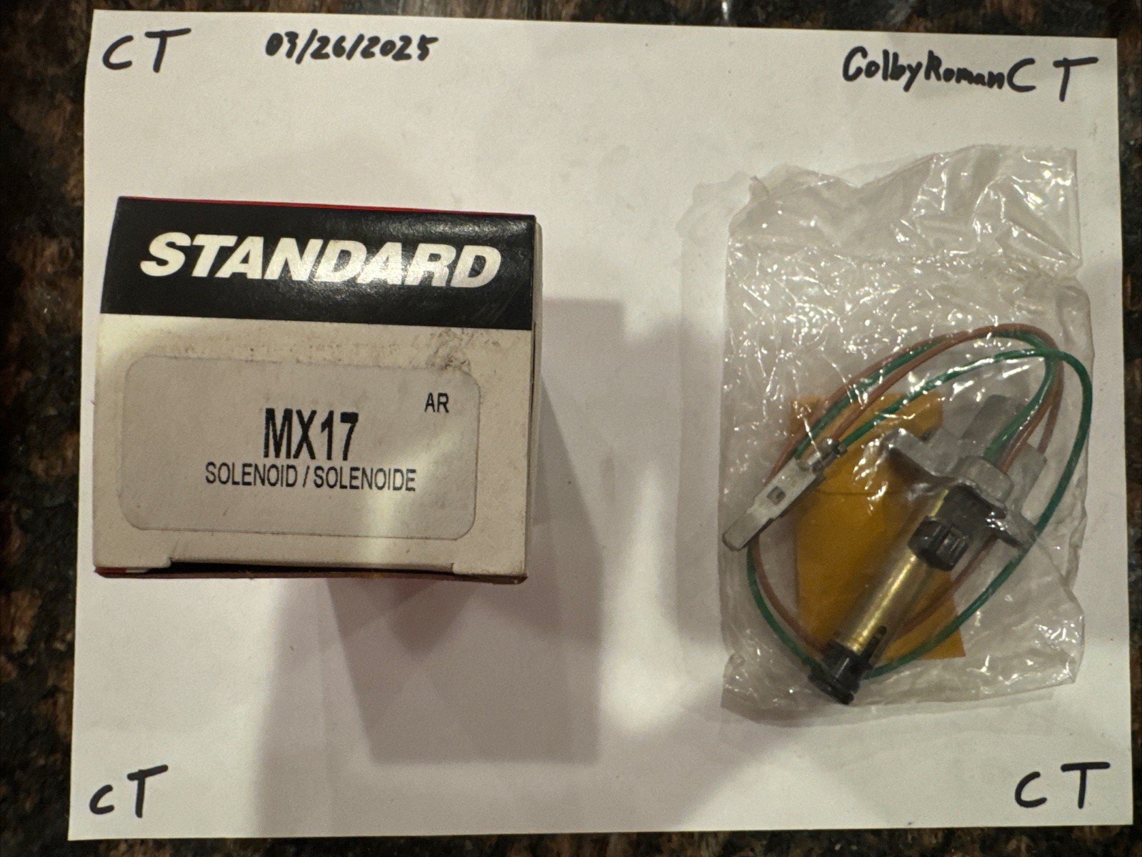Mixture Control Solenoid Standard MX17