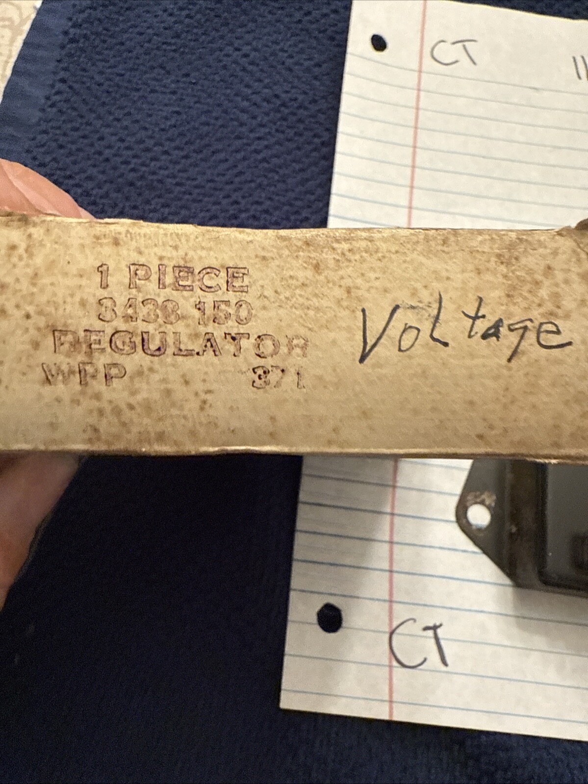 Mopar 3438150 voltage regulator 1970-1974 Chrysler, Dodge, Plymouth Used - Image 3