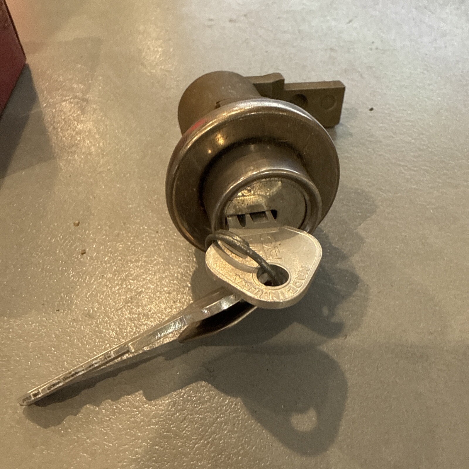 Mopar Nos OEM Chrysler 1830 769 Deck Lock And Key Assy Vintage