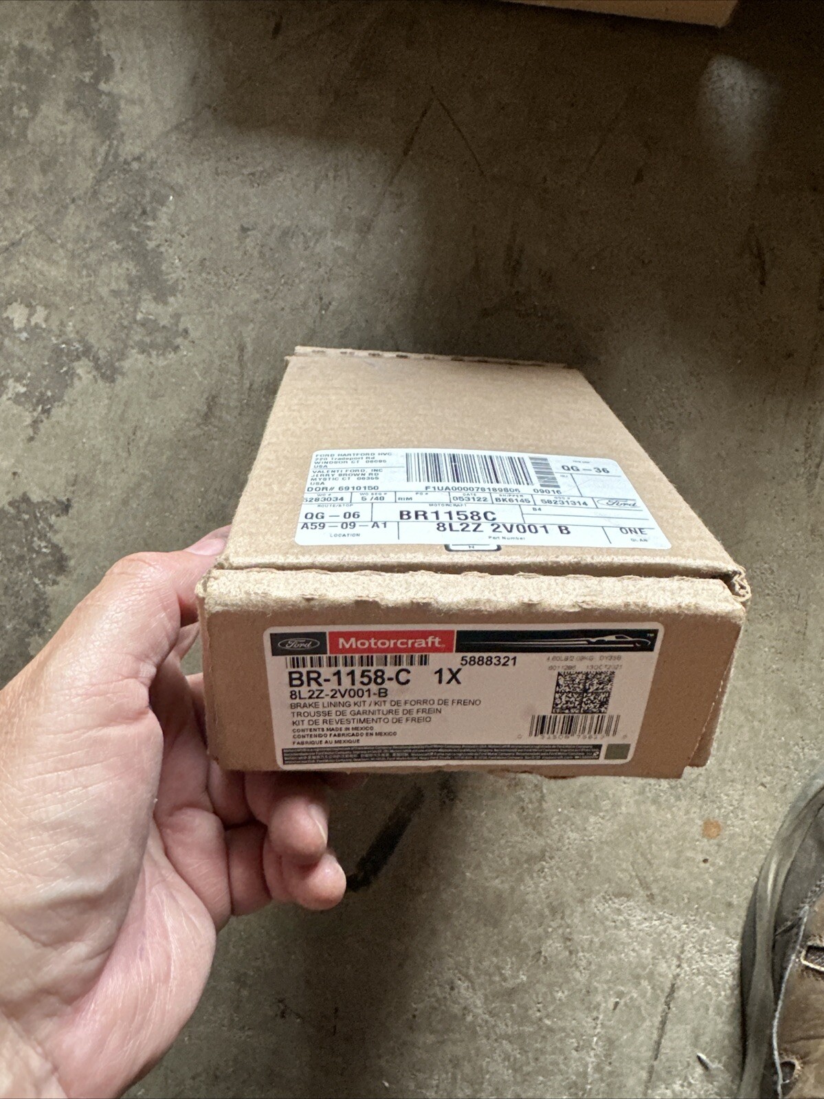 Motorcraft BR1158C Frt Disc Brake Pads - Image 3