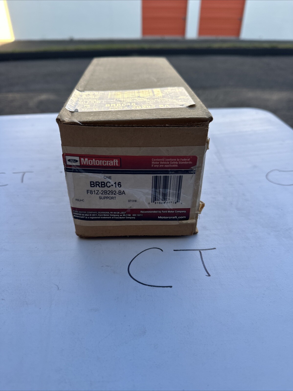 Motorcraft BRBC-16 Replacement Rear Disc Brake Support Caliper Bracket BRBC16