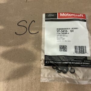 Motorcraft YF3410 / Ford 7T4Z-19E889-A O-Rings (6 Pk)