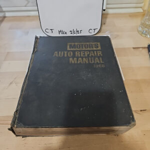 Motor's Auto Repair Manual 1968 31st Edition Hardcover