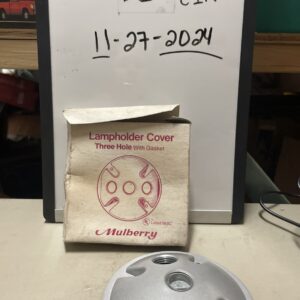 Mulberry 30377 Three 1/2” I.P.S. Holes Round Box Lamp holder Cover