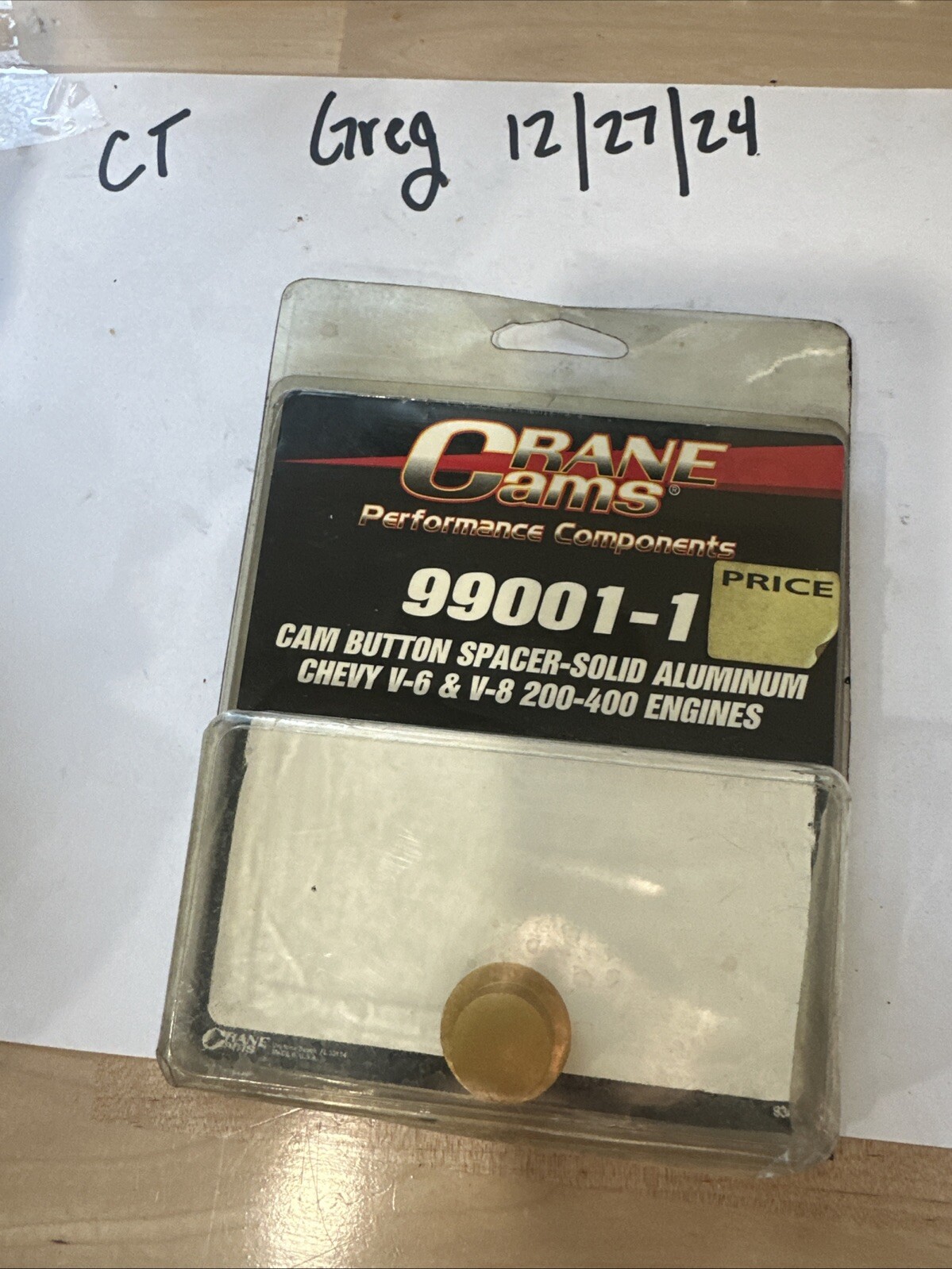 NEW Crane Cams Chevy Cam Button Spacer 99001-1