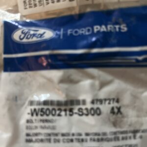NEW OEM FORD PART W500215S300 PUMP BOLT / BOLT (4 Pack)