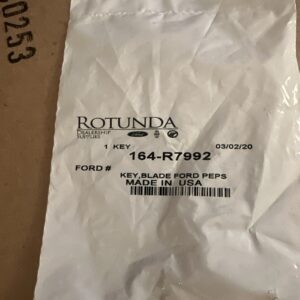 NEW OEM Ford Smart Key Emergency Key Blank 164-R7992 Ford 13-17 Lincoln 13-21