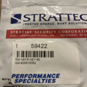 NEW OEM GM Single Sided VATS Chip Key #2 0.528k OHMS 26019392 SEALED