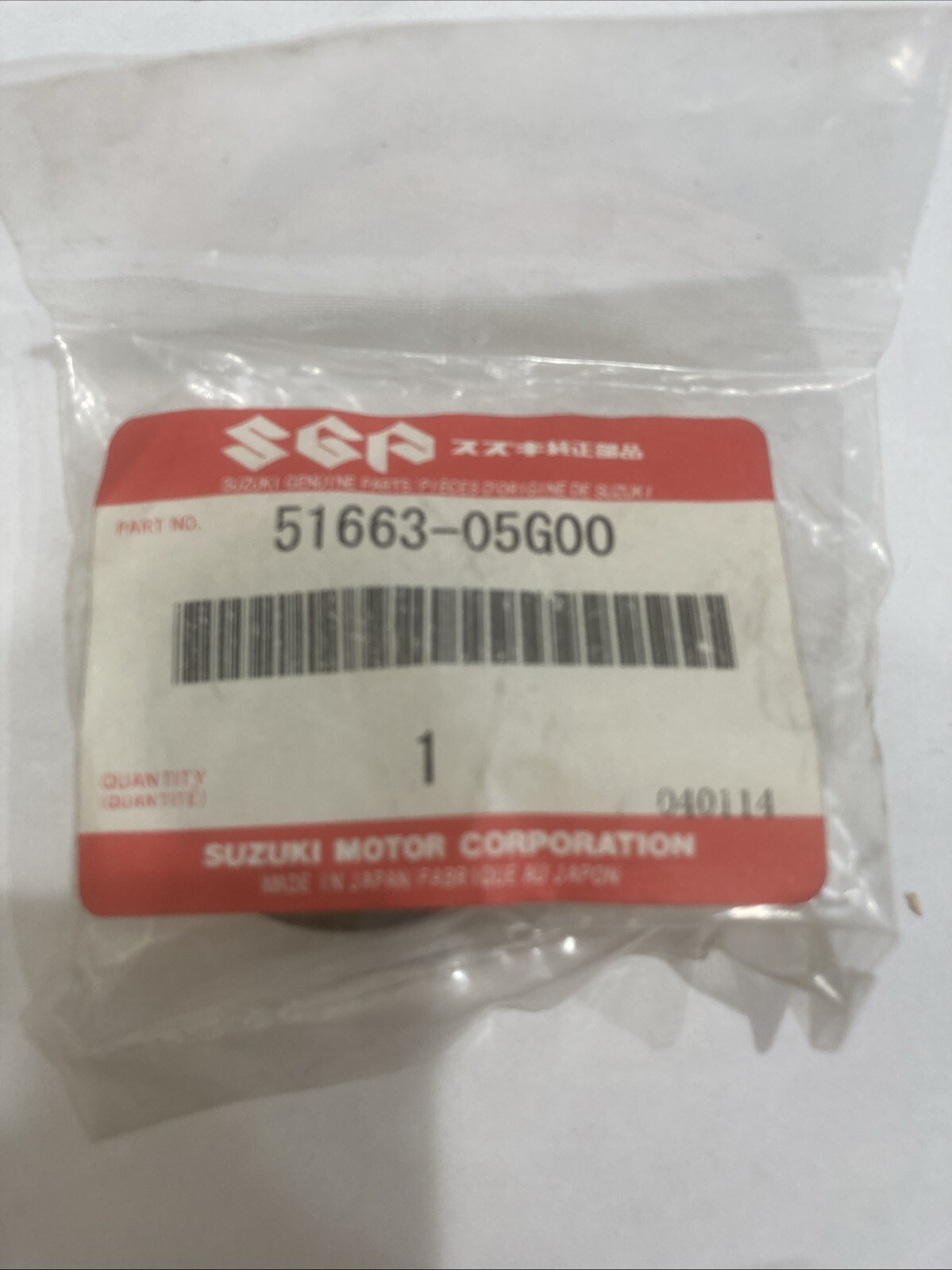 NEW SUZUKI OEM DUST SEAL STEERING LOWER | 51663-05G00 ⚪️(WHITE BUCKET 20) - Image 3