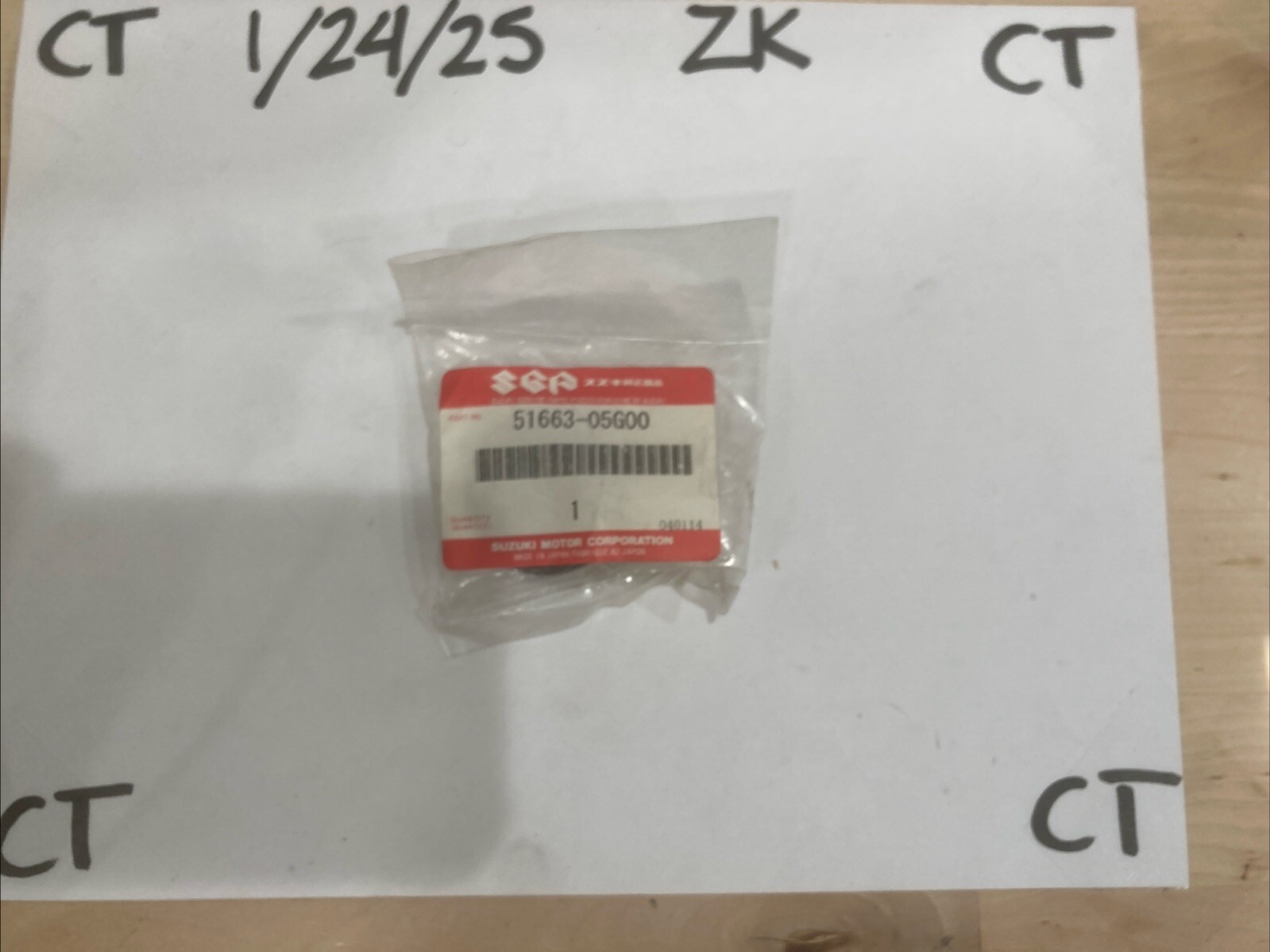 NEW SUZUKI OEM DUST SEAL STEERING LOWER | 51663-05G00 ⚪️(WHITE BUCKET 20)