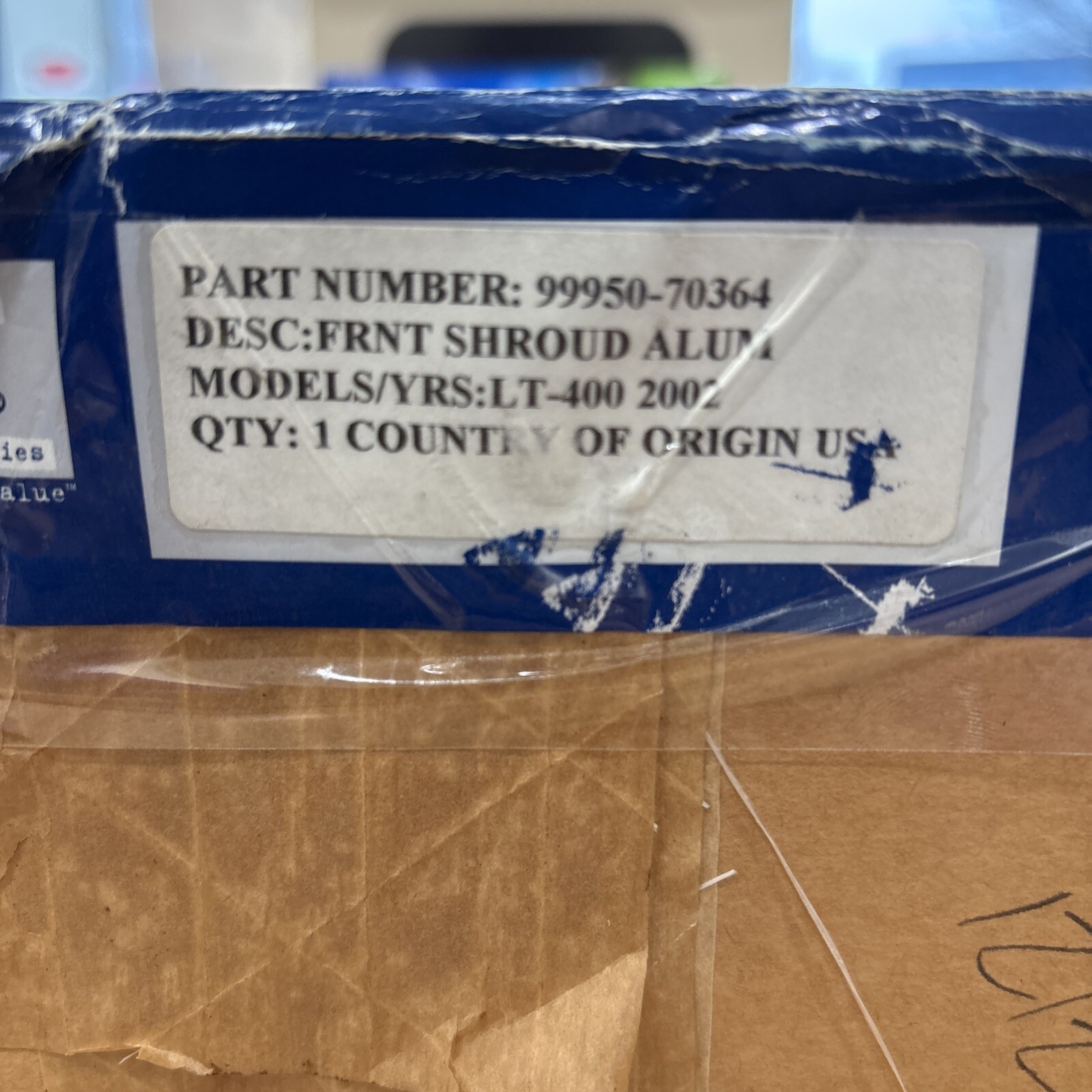 NEW Suzuki LT-A400 up to 2003 Front Frame Cover ATV Skid Plate # 99950-70364 - Image 6