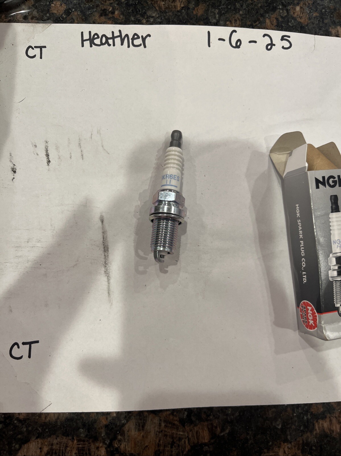 NGK 5553 BKR6ES-11 Spark Plug - Image 3