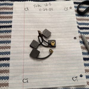 NOS 1960-1964 Chevrolet Corvair generator brush kit, lot of 2 , Delco Remy