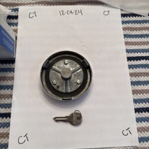 NOS 1963-69 Corvette Locking Gas Fuel Cap w/ Keys EE54-3-Z-75