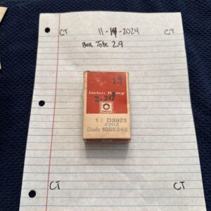 NOS 1969-79 Chevy Pontiac Olds Corvette 442 GTO Alternator Diode GM # 1985348