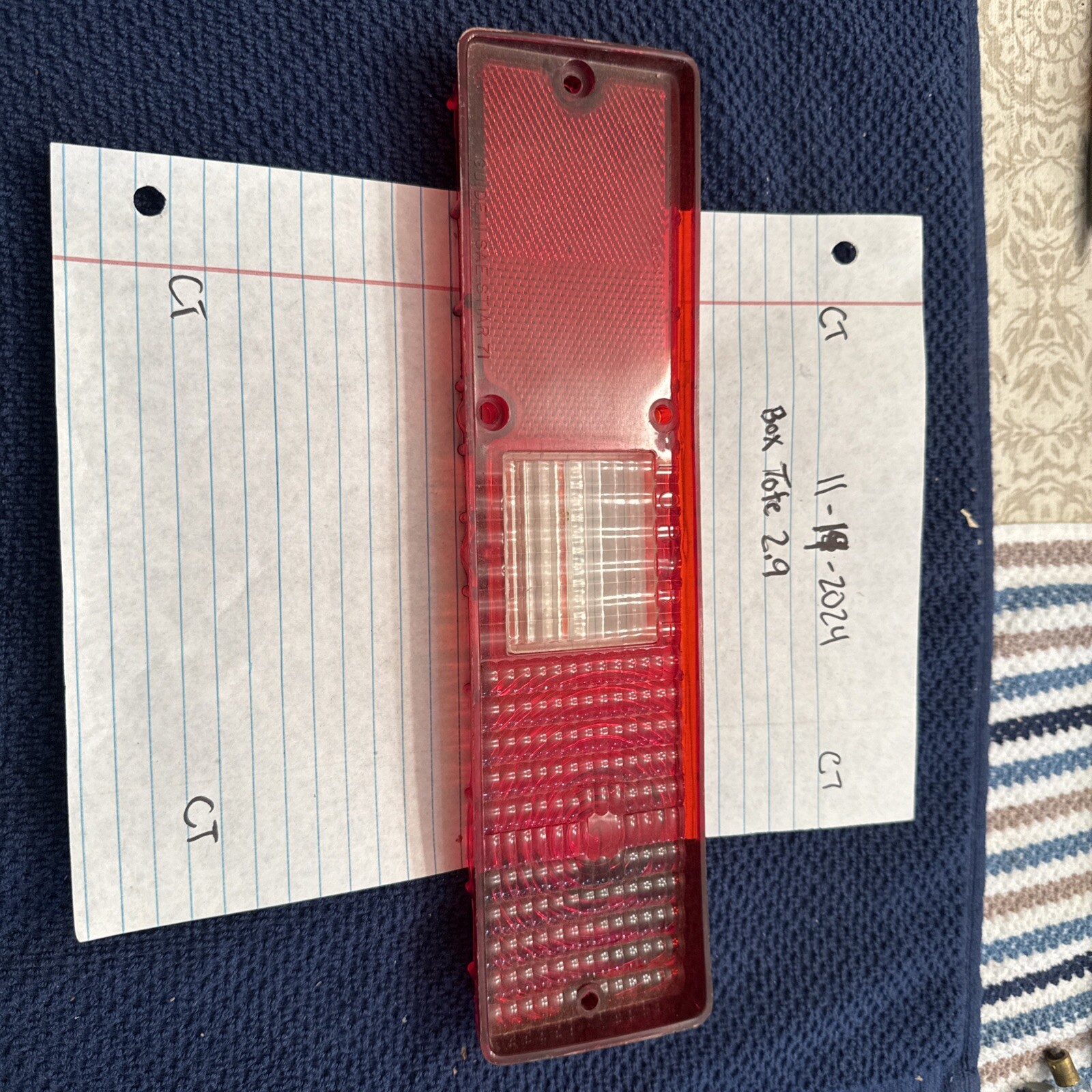 NOS 1972 Chevy Nova RH Tail Light Lamp Lens 5964514 5964516 Real GM!!!