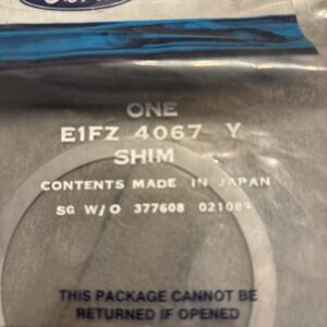 NOS 1981 - 1990 GENUINE FORD ESCORT MERCURY LYNX MTX TRANS SHIM E1FZ-4067-Y