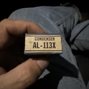 NOS Blue Streak AL113X AL116X Ignition Condenser