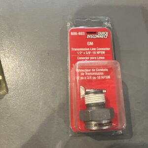 NOS Dorman 800-603 Transmission Line Connector 1/2"x3/8"-18 NPSM