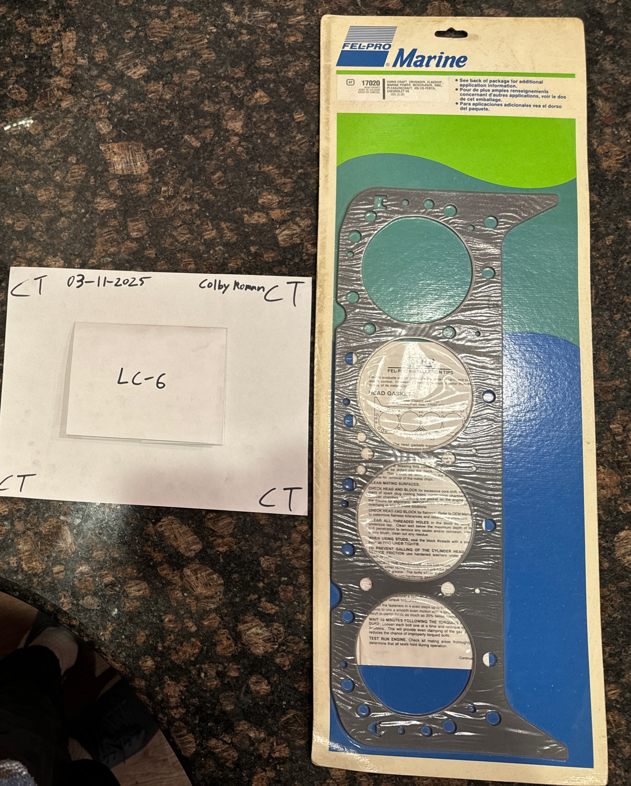 NOS FEL-PRO Head Gasket #17020