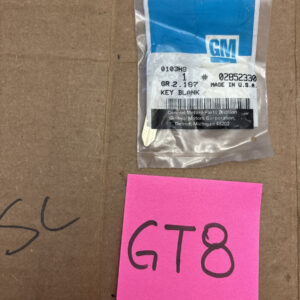 NOS GM Key Blank 02852330 OEM