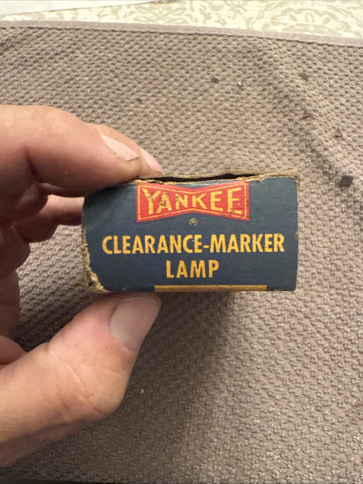 NOS Yankee No. 79 Red Plastic CLEARANCE Marker Lamp & Box JBx39 - Image 4