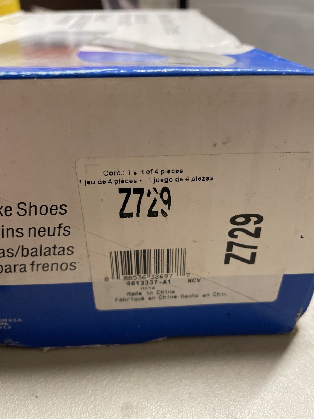 New Brake Shoes Wagner Z729 - Image 3