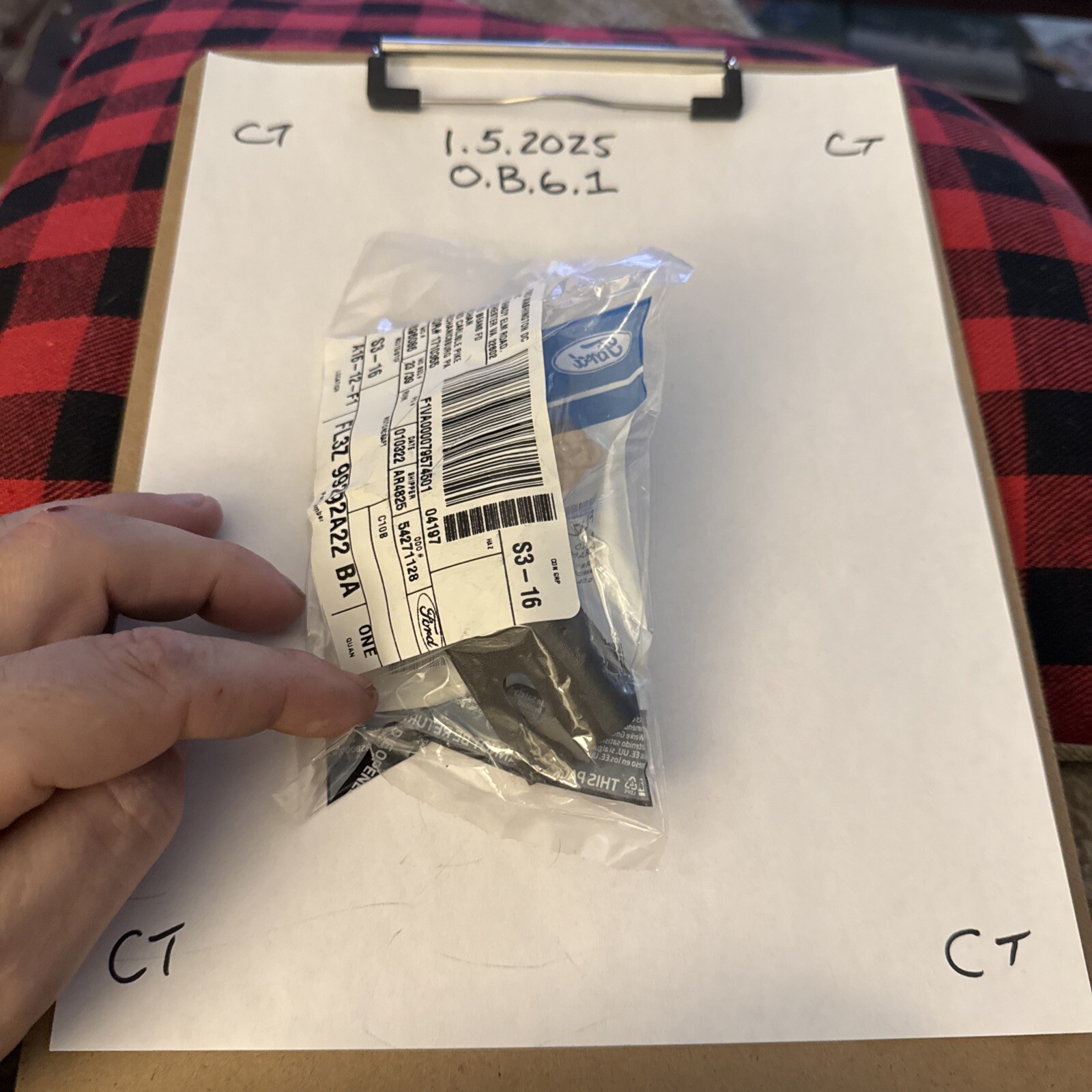 New Genuine Ford Front Shield Stone Deflector Right OE FL3Z99292A22BA - Image 4