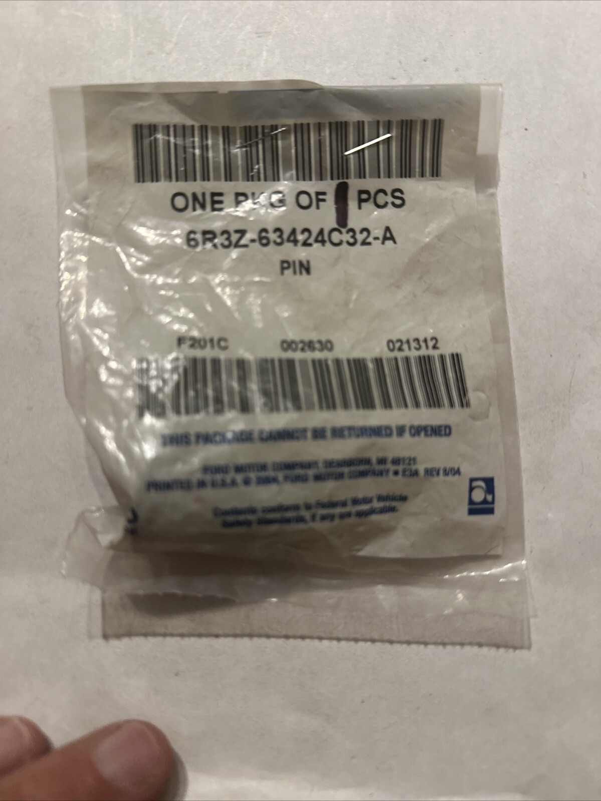 New Genuine Ford Pin - Locating 6R3Z63424C32A / 6R3Z-63424C32-A OEM