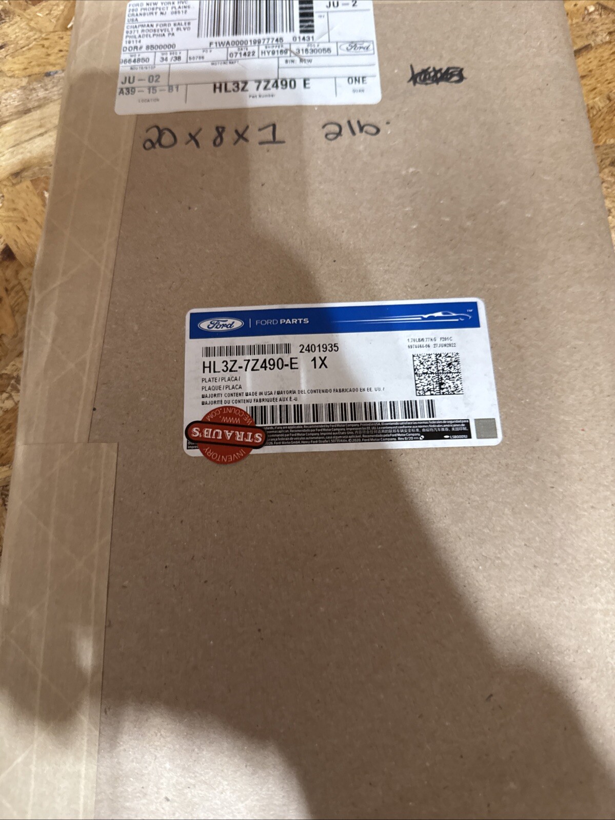 New Genuine OEM Ford Main Control Plate And Gasket Assembly HL3Z-7Z490-E - Image 3