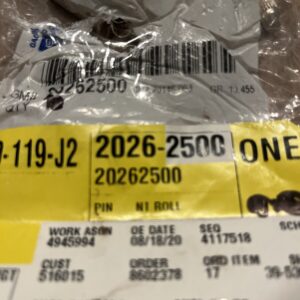 New Genuine OEM Side Door Hinge Pin, GM 20262500 (sold Individually)