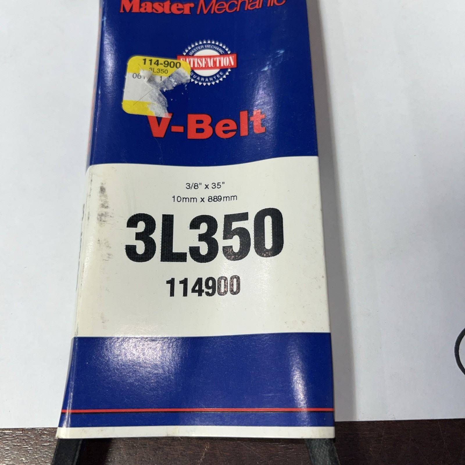 New Master Mechanic 3L350 Replacement Belt 3/8" x 35" V Belt 114900 - Image 3