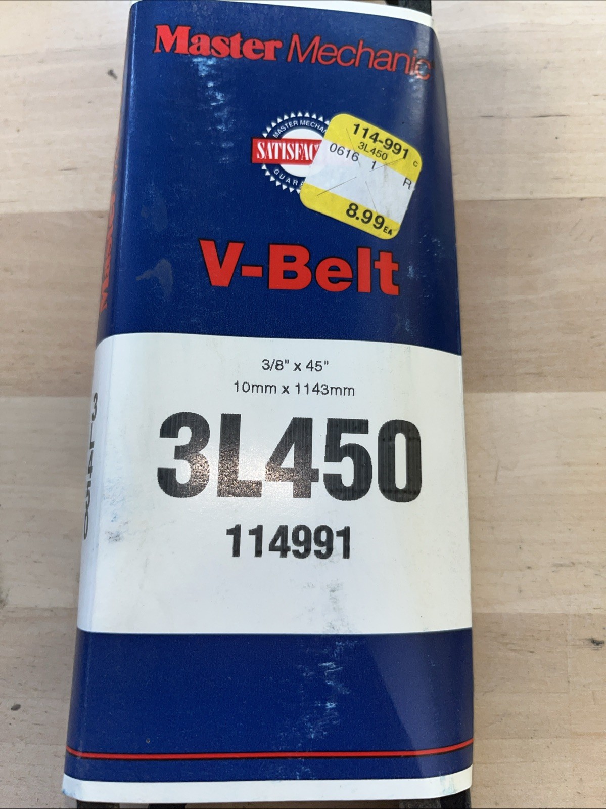 New Master Mechanic 3L450 Replacement Belt 3/8" x 45" V Belt 114991 - Image 3