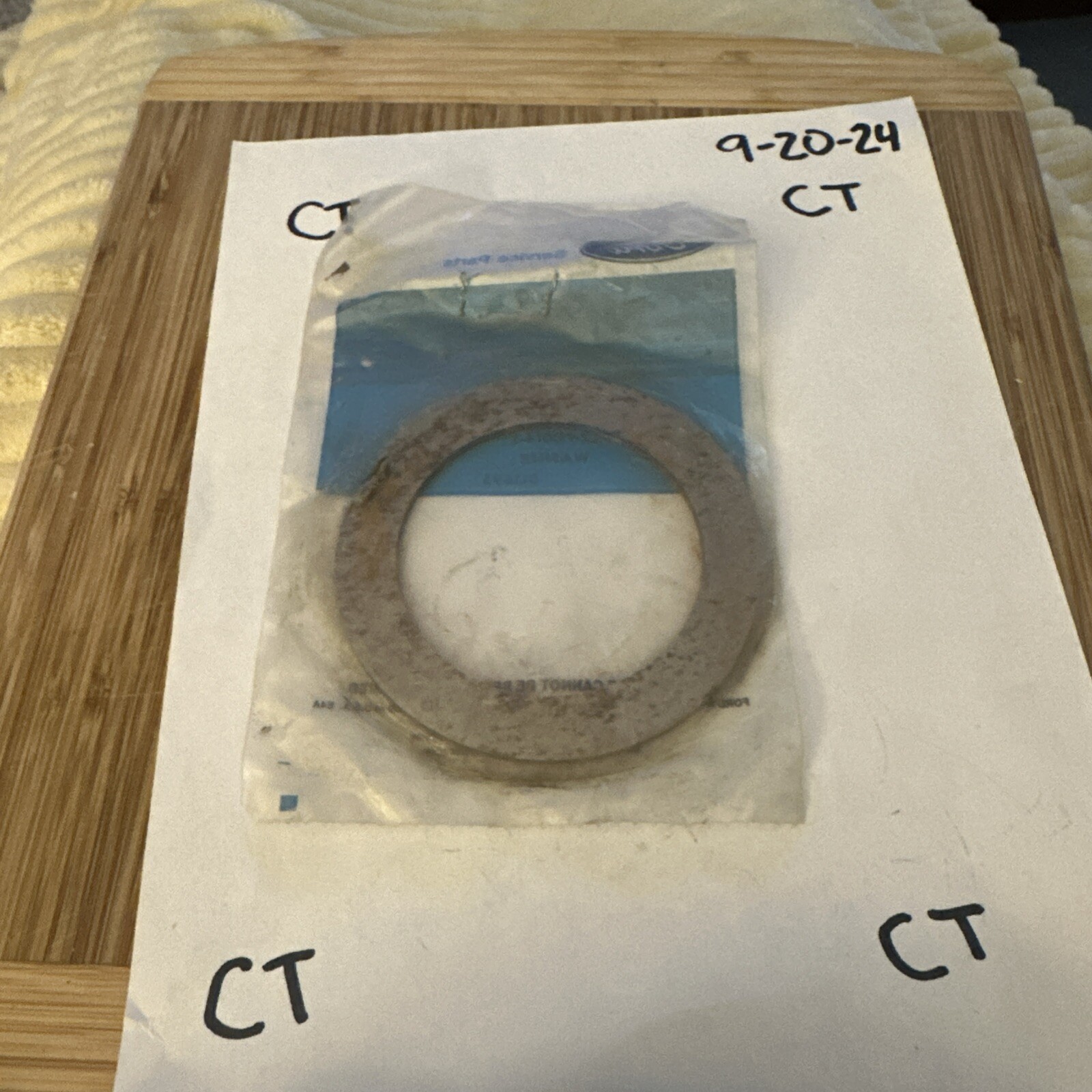 New OEM Ford C6AZ-7D014-E Thrust Washer NOS - Image 3