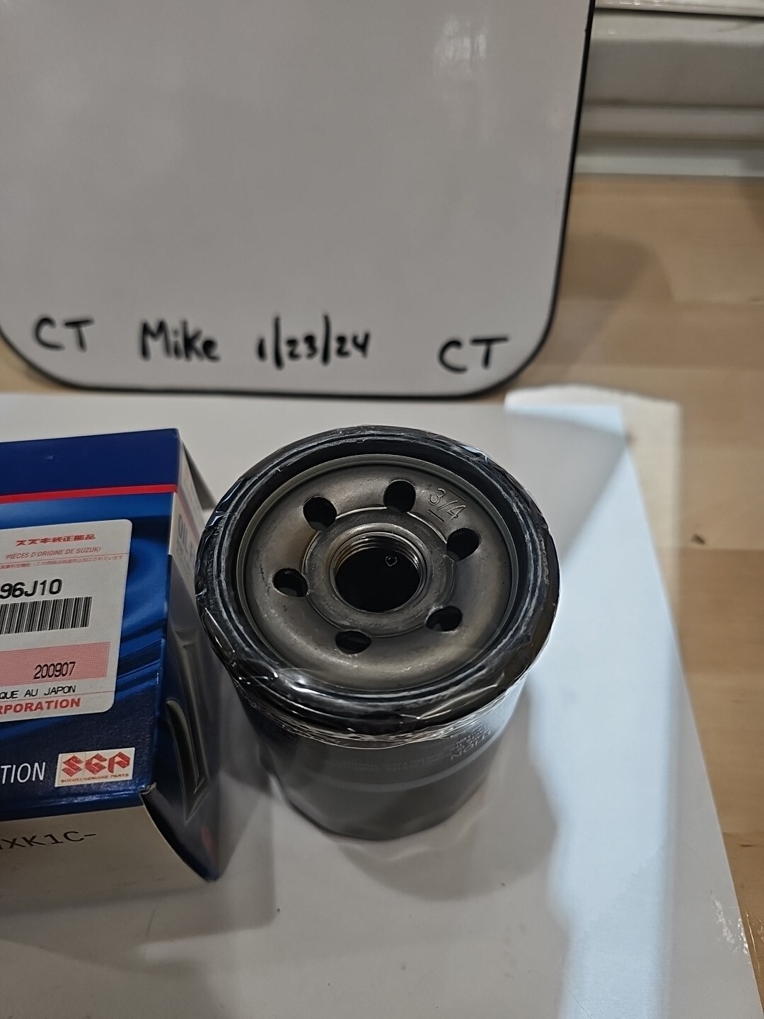 New OEM Suzuki Outboard Four Stroke Oil Filter 16510-96J10 DF150 to DF300 - Image 3