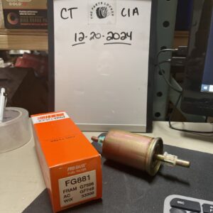 New Pro Gauge Fuel Filter FG-881 Fram G7596 Thunderbird Mark VIII Cougar 1991-97