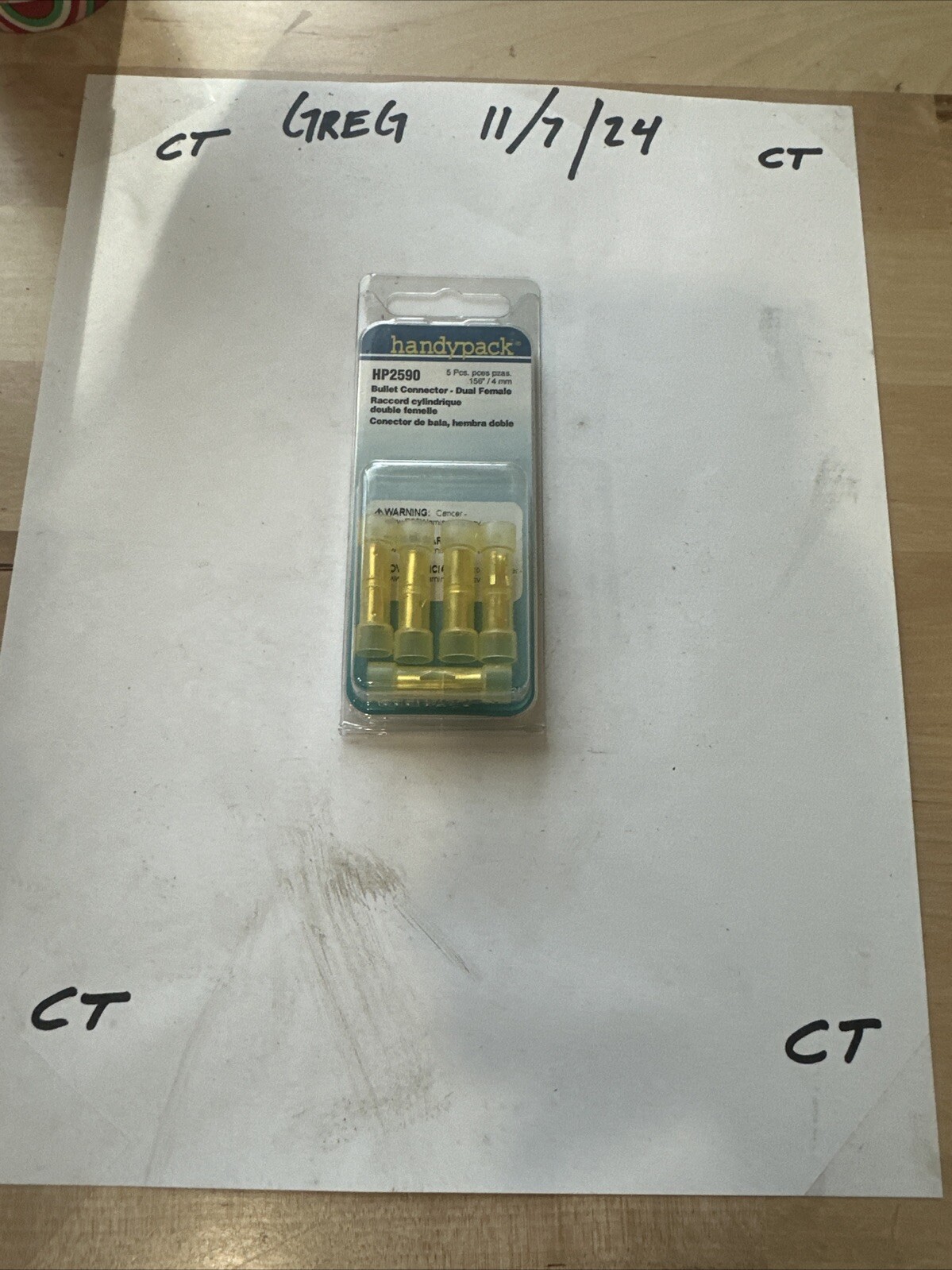 New SMP Handy Pack Wire Terminal Clip HP2590