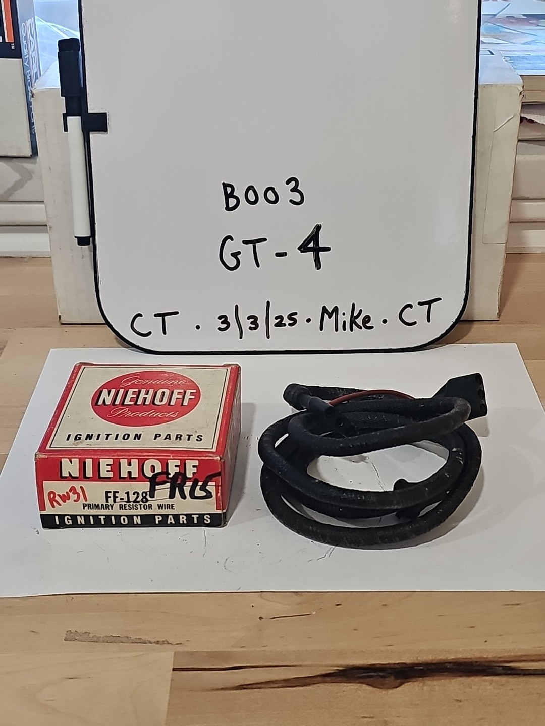 Niehoff FF-128 (FR15, RW31, GCR54) Coil Resistor Wire Assembly