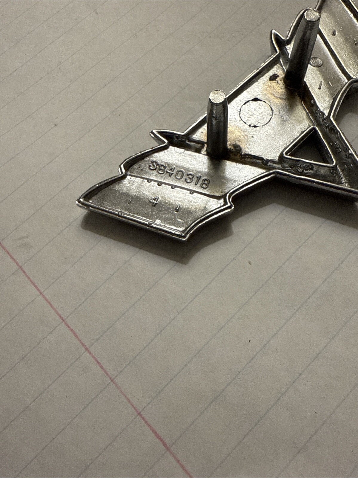 Nos gm 1964-1967 Chevelle Nova Impala Camaro Flag Emblem 3840318 Open Box - Image 3