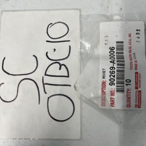 OEM 10pcs Genuine Toyota Aluminium Rivet with Cap Repair 90269-A0006