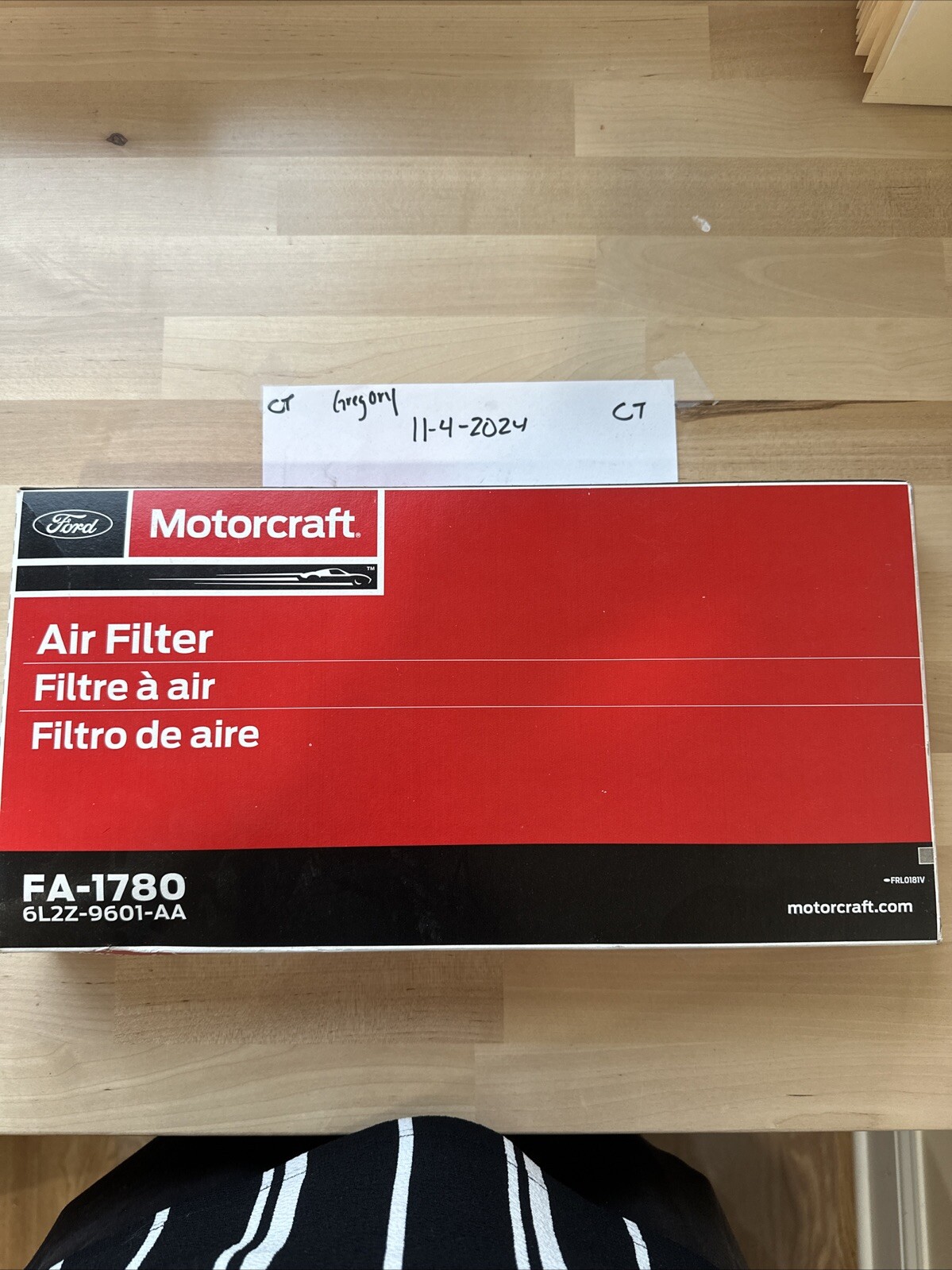 OEM Genuine Motorcraft FA1780 Air Filter 2006-2010 Ford Explorer USA