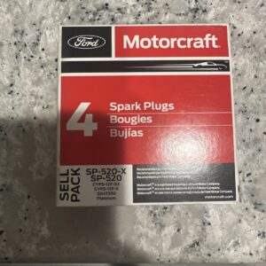 OEM Motorcraft SP520/520X CYFS-12F-5X/5 Spark Plug Platinum 4-Pack NIB