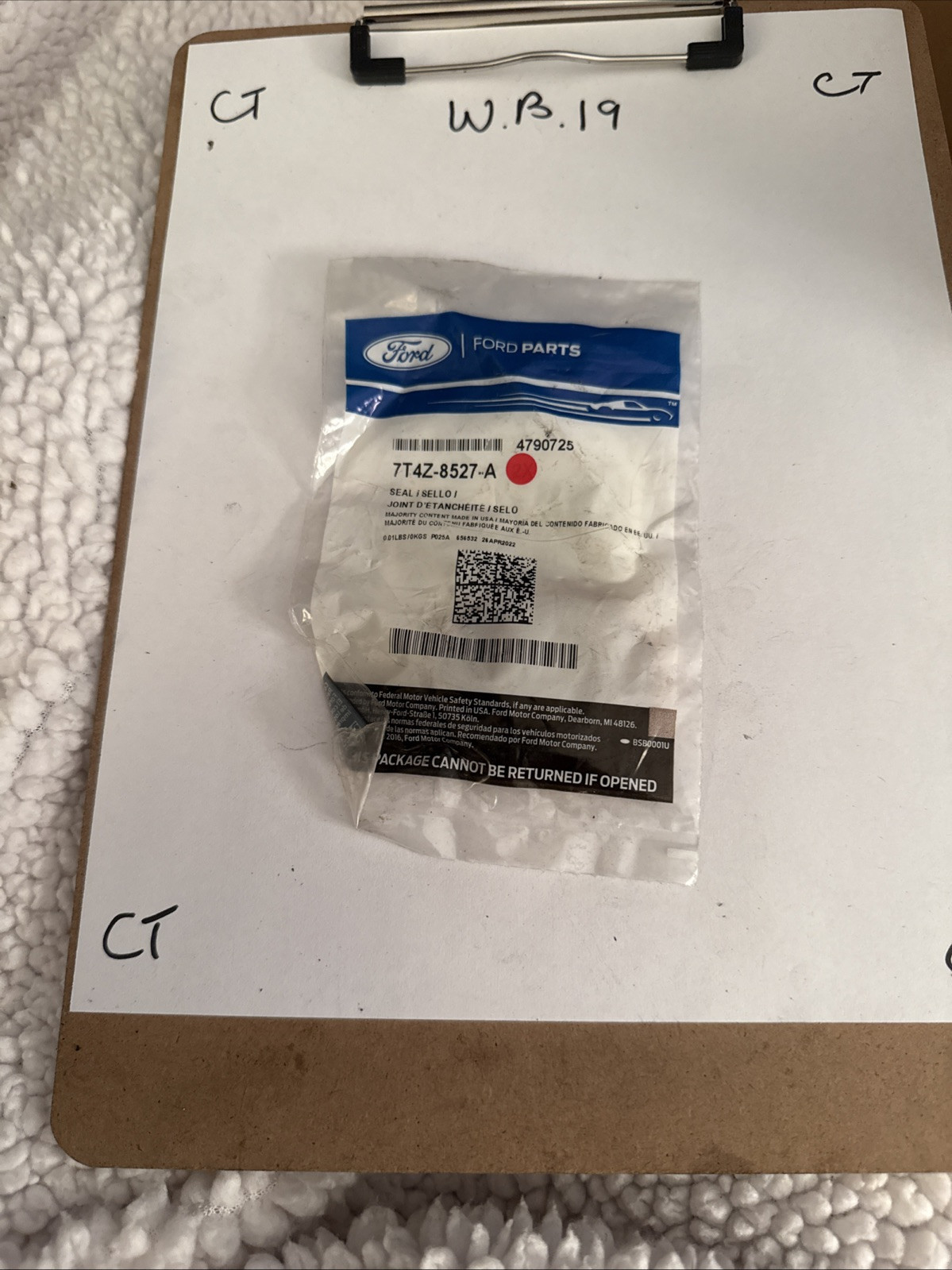 OEM NEW 2007-2020 Ford Lincoln Mercury Edge Engine Coolant Pipe O-Ring 7T4Z8527A