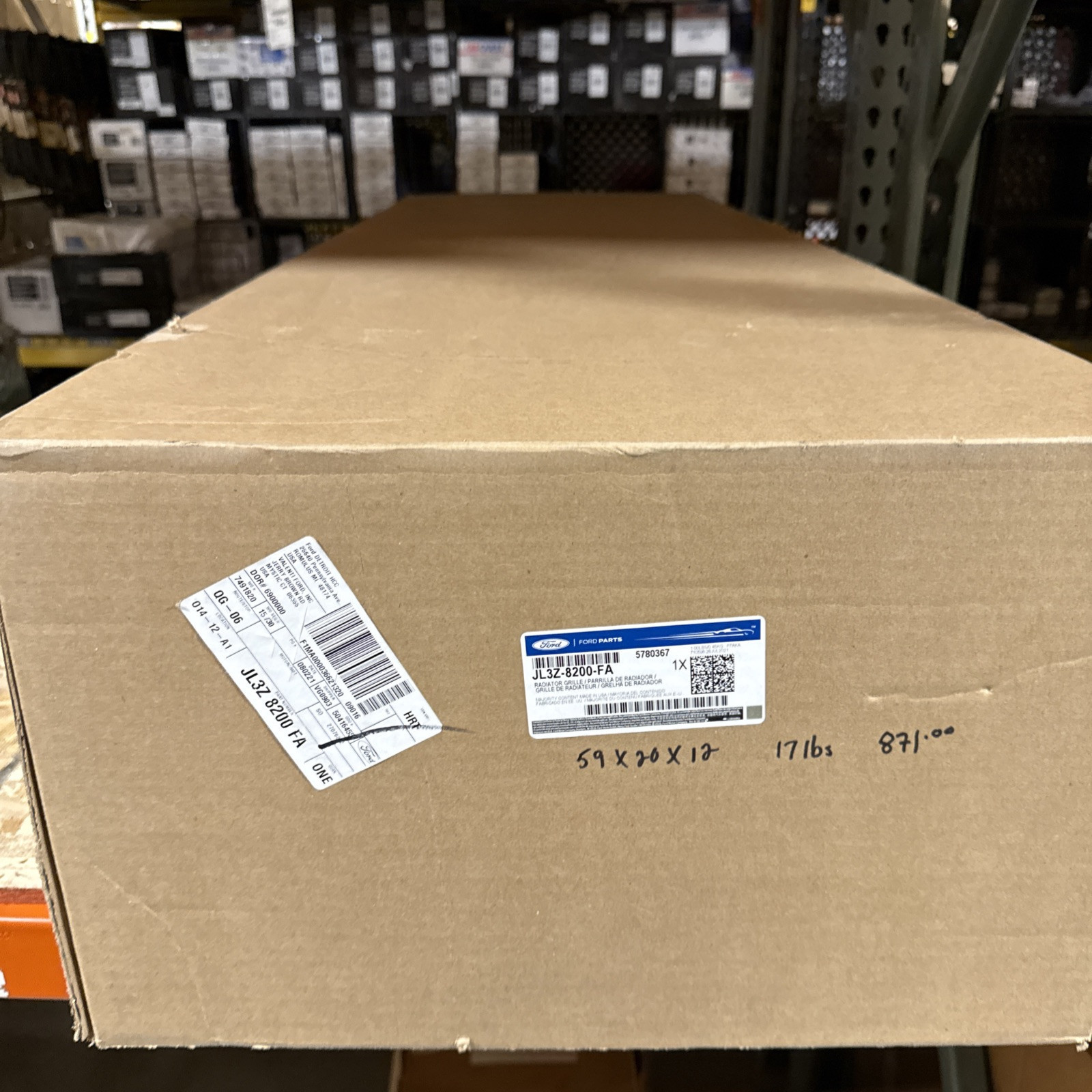 OEM NEW 2018-2020 Ford F-150 Front Grille Assembly - Radiator JL3Z-8200-FA - Image 3