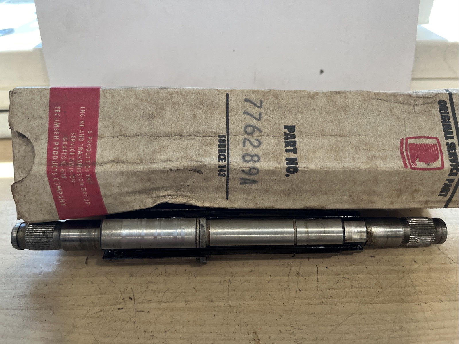 ONE NEW Genuine Tecumseh/Peerless shaft 776289A - Image 3
